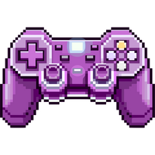 cozy words logo logo of cozy words, a localization agency focusing on cozy and casual games. The logo has a light lilac background with a gamer headset in the middle in darker purple with some circle details in yellow. There is text that says "COZY WORDS" and "Ethical loc