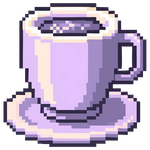 logo of cozy words, a localization agency focusing on cozy and casual games. The logo has a light lilac background with a gamer headset in the middle in darker purple with some circle details in yellow. There is text that says "COZY WORDS" and "Ethical loc